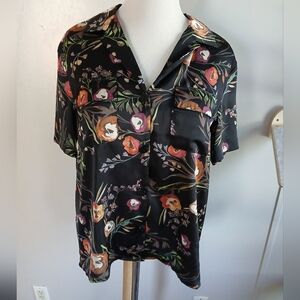 Dr 2 XL Tropical Blouse button up